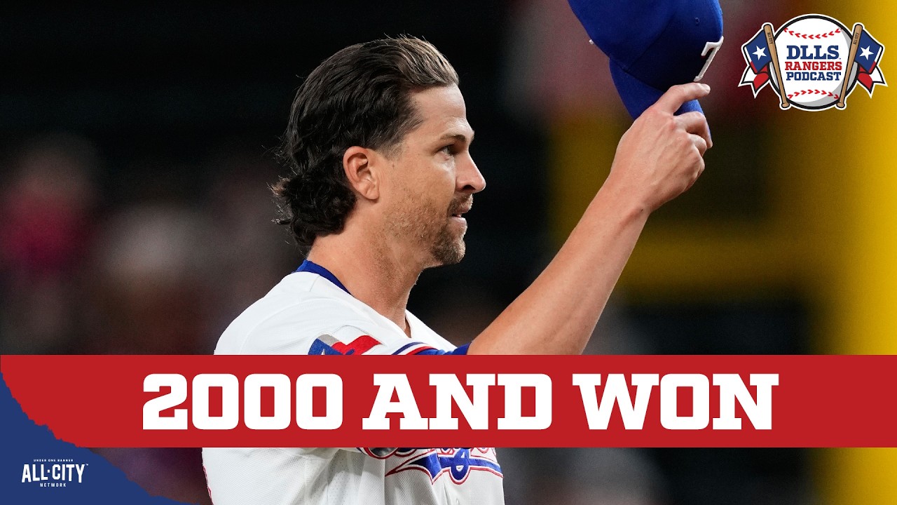 Jacob deGrom Reaches 2,000 Strikeouts And Leads Texas Rangers To Key Victory | DLLS Rangers Podcast