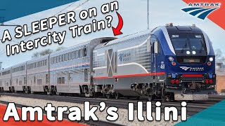 The Illini: Amtrak's STRANGEST Consist | Chicago to Homewood in Coach