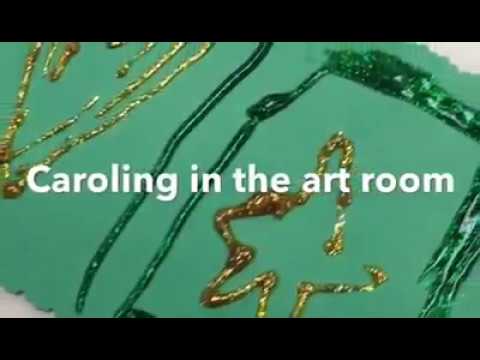 Caroling in the Art Room - Ms. Smith-Art Ed:Hampshire Unit School 2017-18