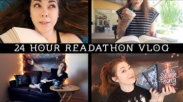 THE 24 HOUR READATHON VLOG