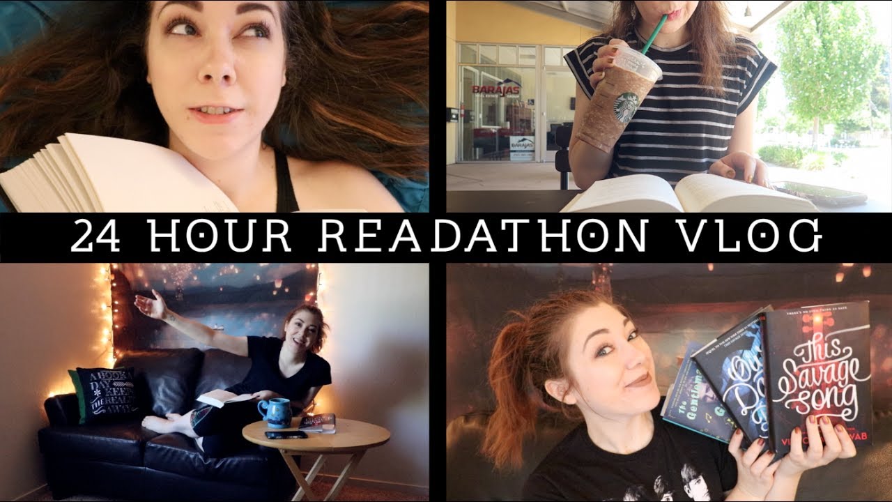 THE 24 HOUR READATHON VLOG