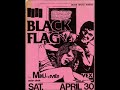 Black Flag :: Live @ The Vex, Los Angeles, CA, 4/30/83