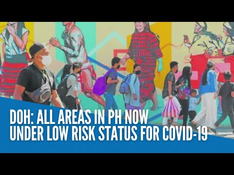 DOH: All areas in PH now under low risk status for COVID-19