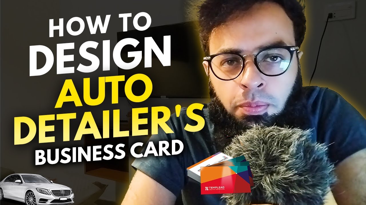 How to design effective and useful auto detailing business cards? A
