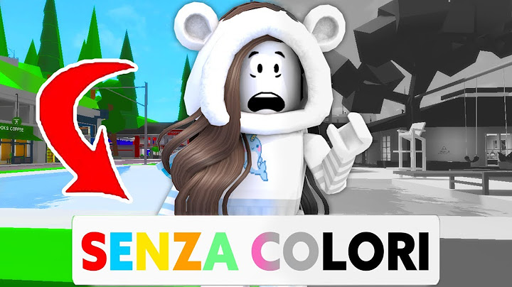 BROOKHAVEN MA SENZA COLORI SU ROBLOX!