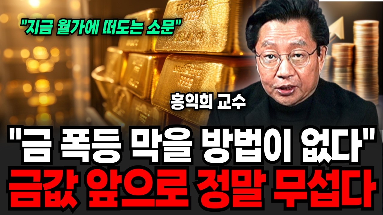 “금 폭등 막을 방법 없다” 금값 앞으로 정말 무섭다 (홍익희 교수 / 2부)