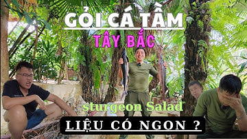 Gỏi Cá Tầm Tây Bắc | Sturgeon Salad | Ẩm Thực Tây Bắc