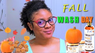 🎃Honey’s Handmade Pumpkin Toffee Fall Collection Review | Fall Edition Wash Day Routine 2020