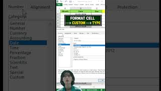 📅 Excel Date Format को Professional बनाएं!⚡ Custom Format (DDD-DD-MMM-YYYY) सीखें