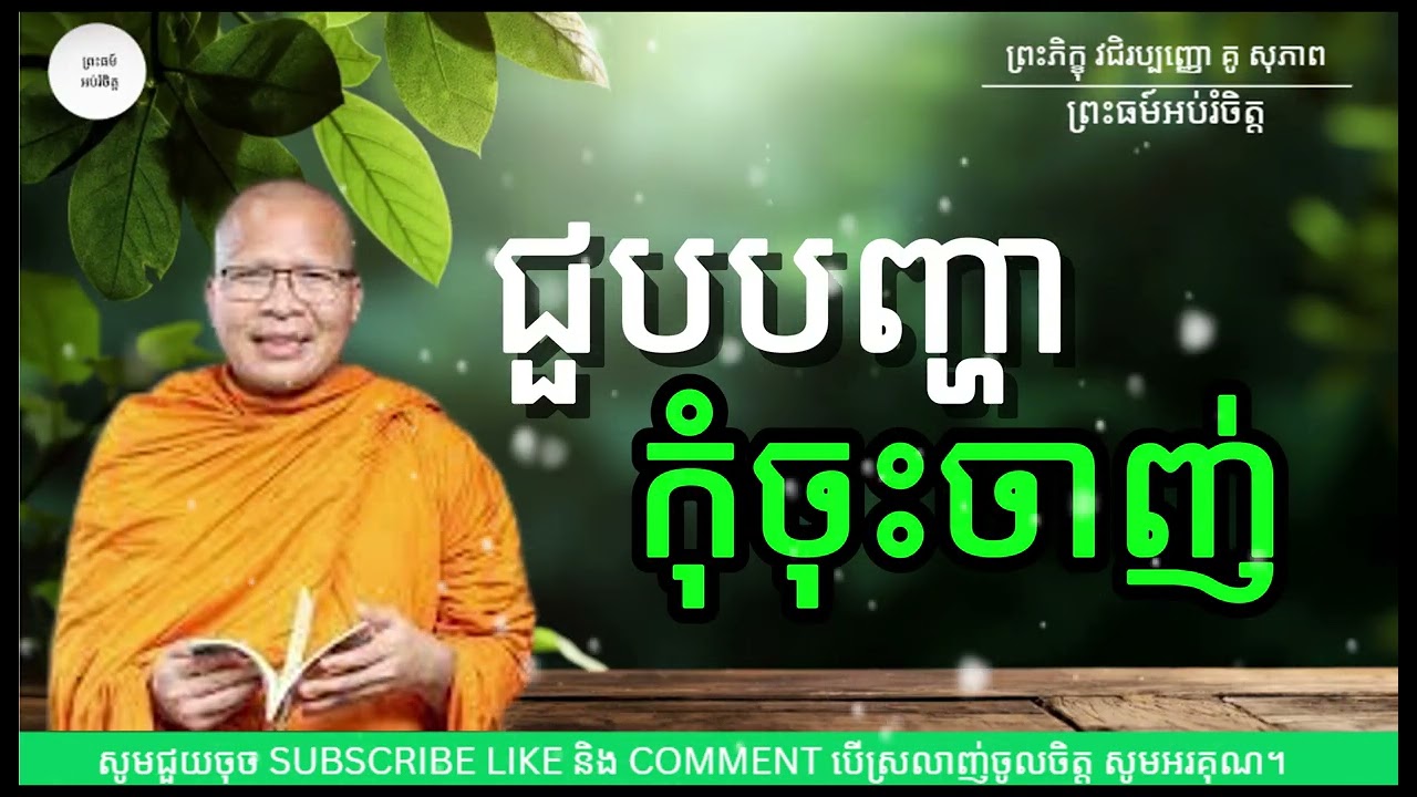 ជួបបញ្ហាកុំចុះចាញ់ - លោកគ្រូ គូ សុភាព|Kou Sopeap|ព្រះធម៏អប់រំចិត្ត
