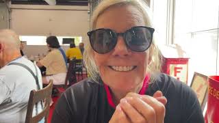 Riding the Wabash River Trail with a stop at Hanging Rock