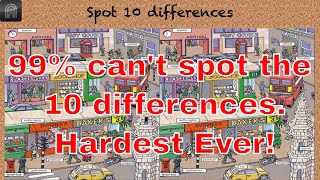 Find the difference between two pictures.. 10 differences.. hardest ever! [Part 3] screenshot 3