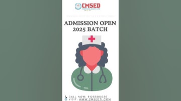 Admission open for CMSED 2025 #CMSED #CMSEDCOURSES