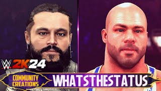 NEW INSANE WHATSTHESTATUS WWE 2K24 Community Creations