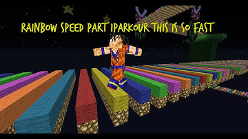 Rainbow Speed Parkour Part 1 This is so Fast