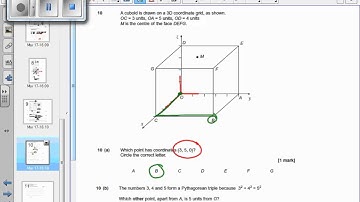 AQA Maths Higher Nov 2014 Non Calc Q10