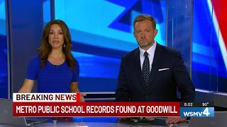 Nashville public school records found at Goodwill