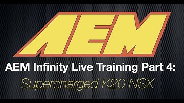 AEM Infinity Live Training: K20 Supercharged NSX Part 4 | Evans Performance Academy
