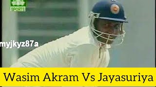 Wasim Akram Vs Jayasuriya * 3 Fours & Then Bowled * Galle (2Nd Test) 2000