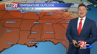 Warmer pattern ahead for north Alabama