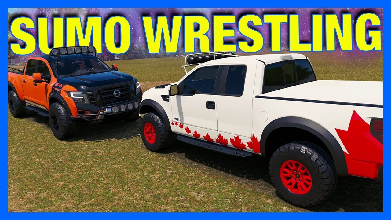 Forza Horizon 3 Online : SUMO WRESTLING!!