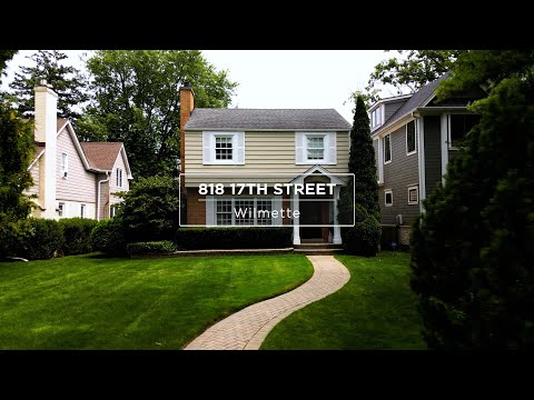 818 17TH Street, Wilmette, IL home video tour