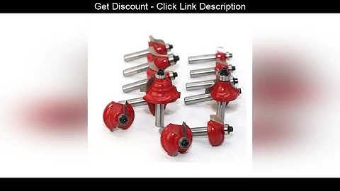 Top 35pcs 8mm Router Bits Set Professional Shank Tungsten Carbide Router Bit Cutter Set With Wooden