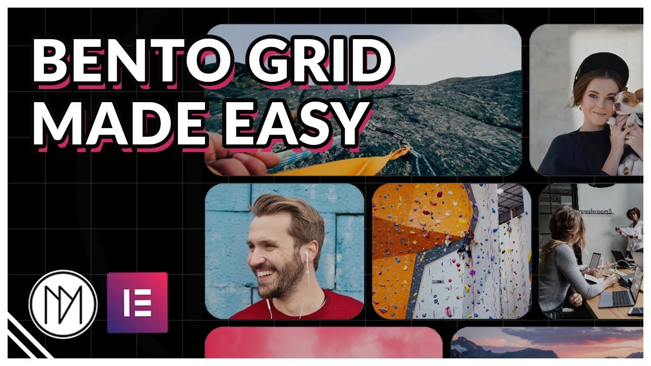 Easy Bento Grid with new Elementor 3.27 Grid Feature - 2025 - YouTube