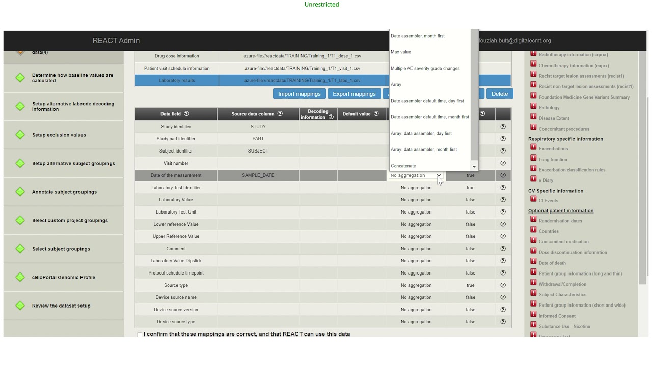 Laboratory Data - 1: Mapping Laboratory Data