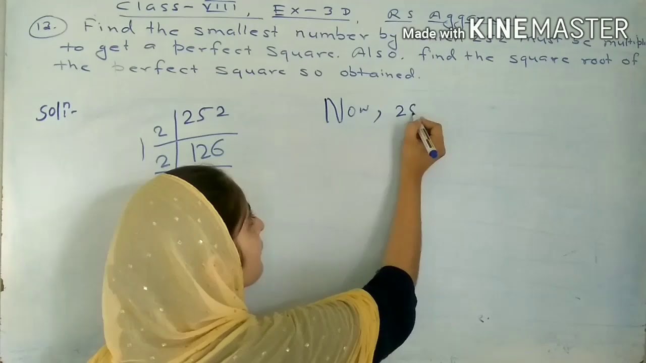 Class 8 math chapter 3/ maths class 8 chapter 3 ex 3D - YouTube