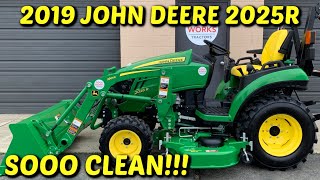 2019 John Deere 2025r Overview! Tractor, 120r Loader, AutoConnect 60 Deck, 54 Snowblower, Warranty!