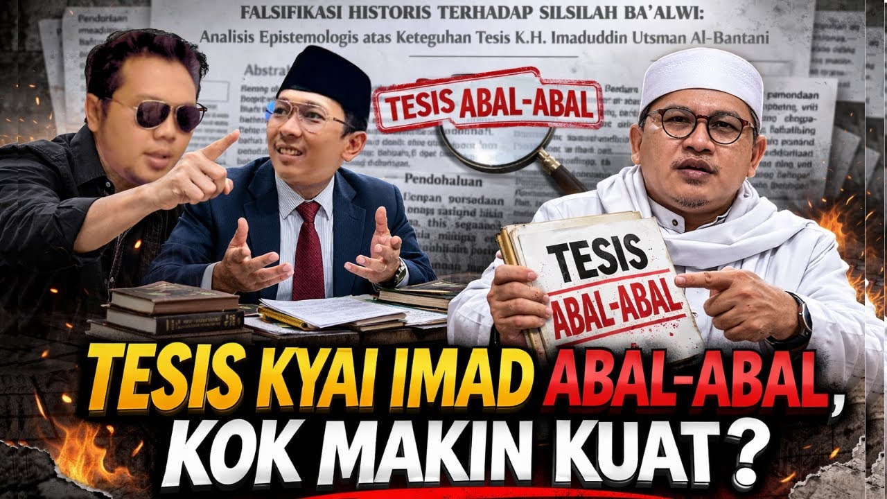 🔴[LIVE]EP#310 | BENARKAH BA'ALWI SUDAH MEMBANTAH TESIS KYAI IMAD❓Paper  Yang Jadi Wasit Akademik‼️