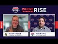 Alisa Kresge Chats with Andy Katz Ahead of 2025 #AEPlayoffs Championship