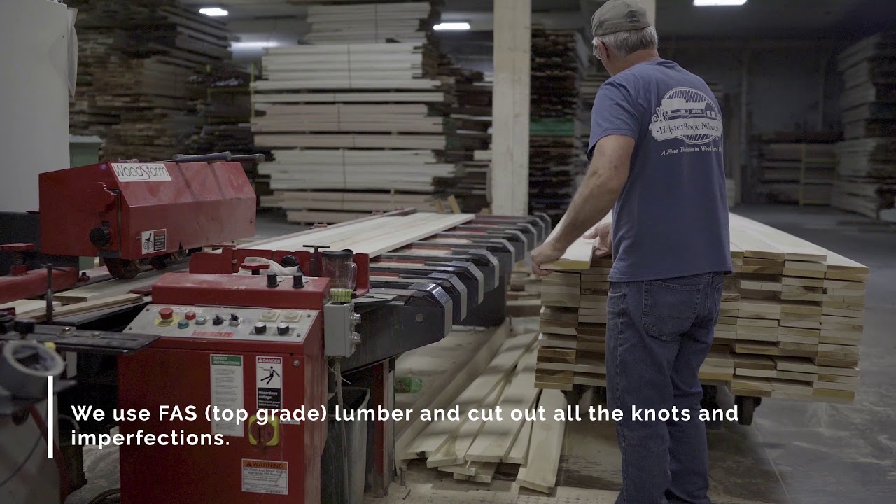 Heister House Millworks Moulding Production