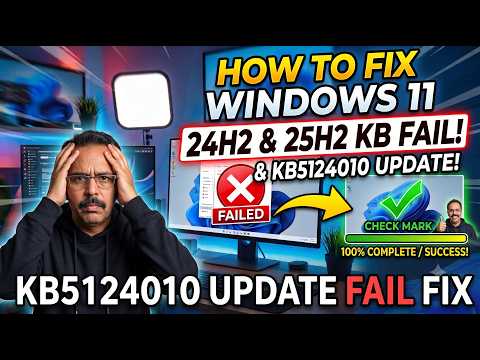 How to fix update KB5124010 failed to install in Windows 11 25H2 or 24H2