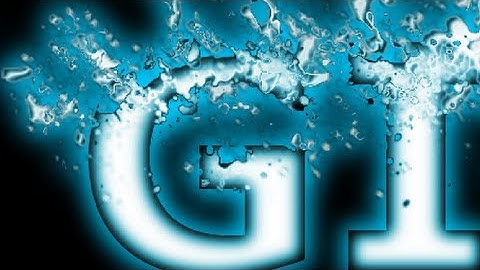 GIMP 2.8 Tutorial - Splash Text