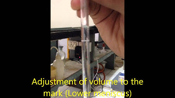 Calibration of volumetric pipette