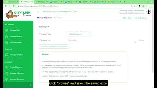 Creating Multiple Consignment Notes/Bulk Ship Using City-Link Express Online Shipment Creator (OSC)
