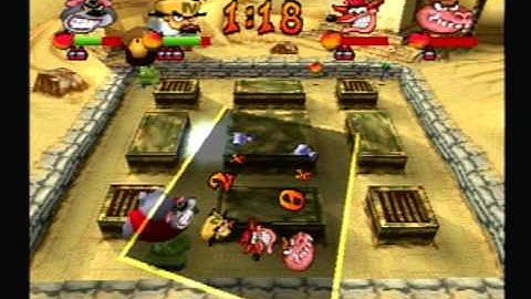 Crash Bash (Coop) : Desert Fox (Level 9) Trophy, Gem, and Crystal
