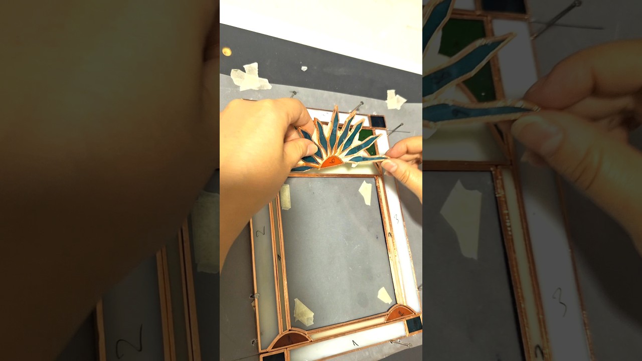 Stained Glass Design - Dtained glass frame 