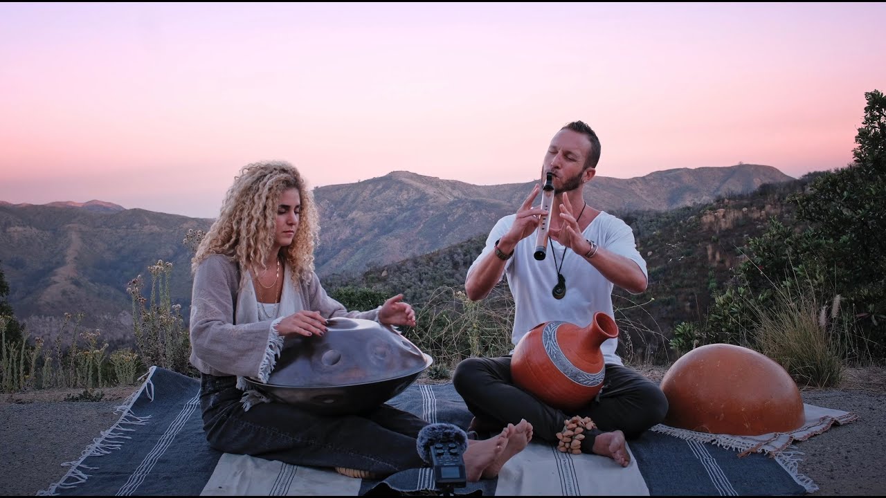 Emerging From The Ashes | 1h Handpan & Flute Music | Vybeshift & Gabriel Logan Braun