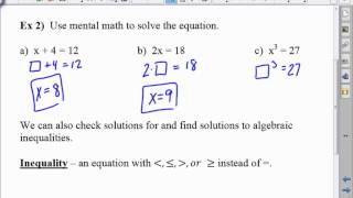 section 1 4 DBA video notes