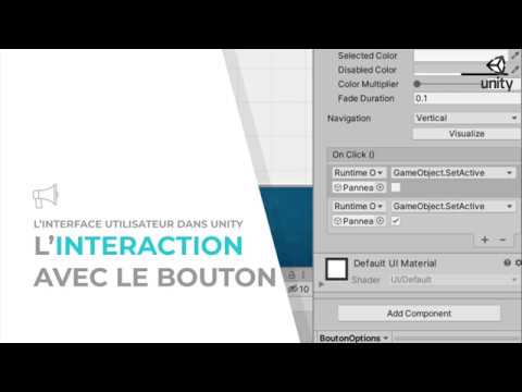 Les bases de l’interface utilisateur dans Unity – L'interaction avec le bouton