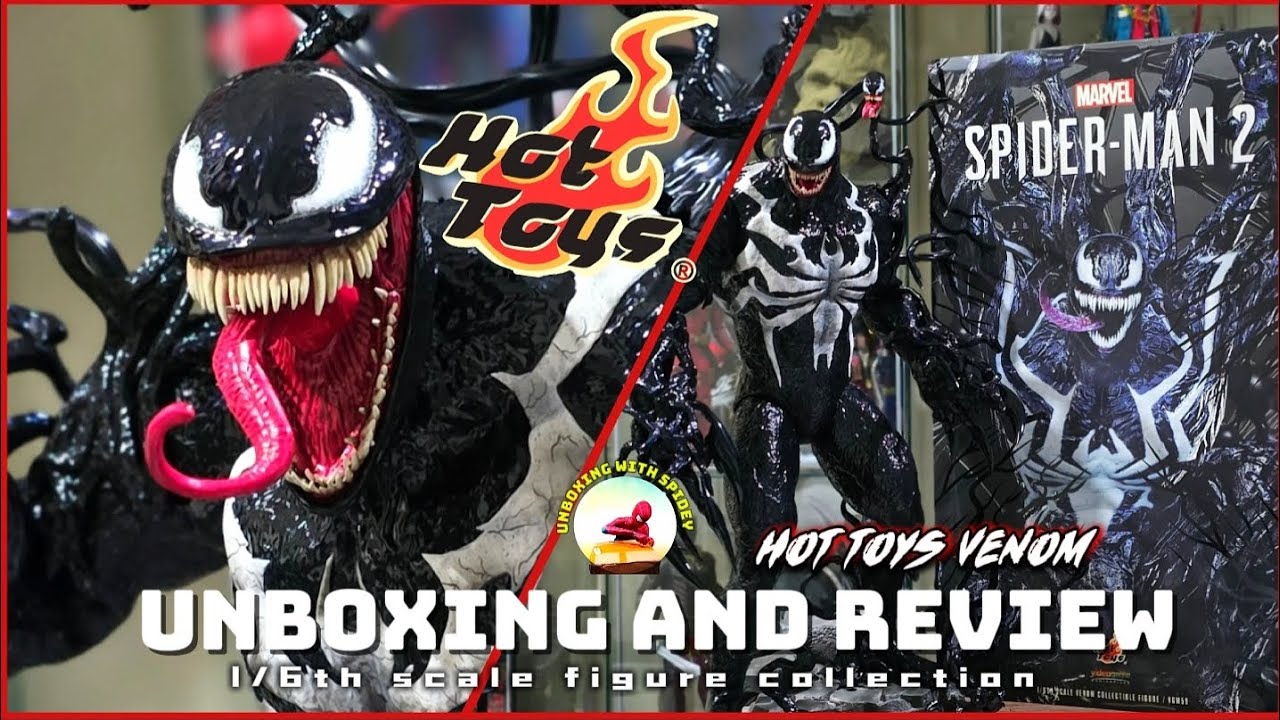 UNBOXING AND REVIEW / HOT TOYS MARVEL SPIDERMAN 2 VENOM - VGM 59