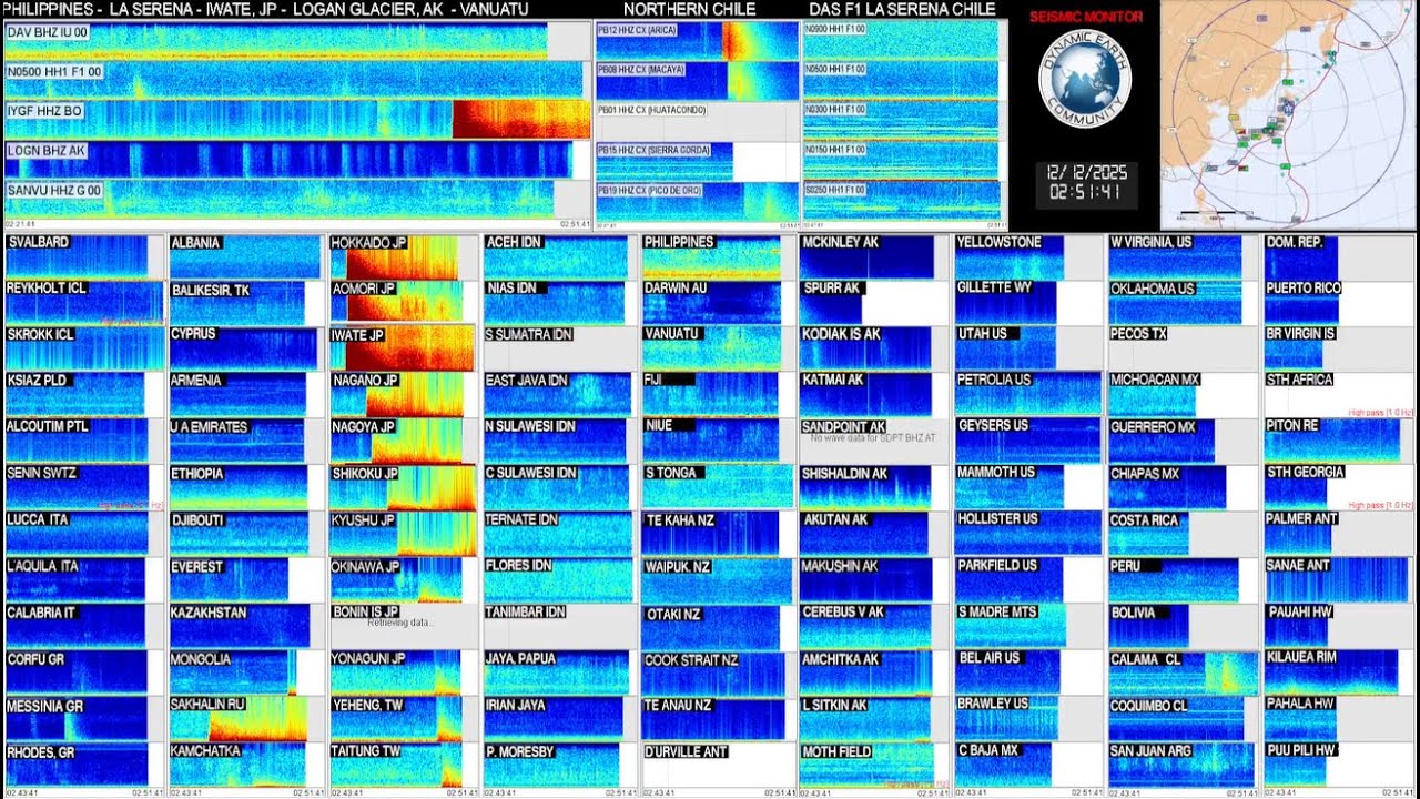 6.7Mw NEAR EAST COAST OF HONSHU, JAPAN DEC 12TH 2025