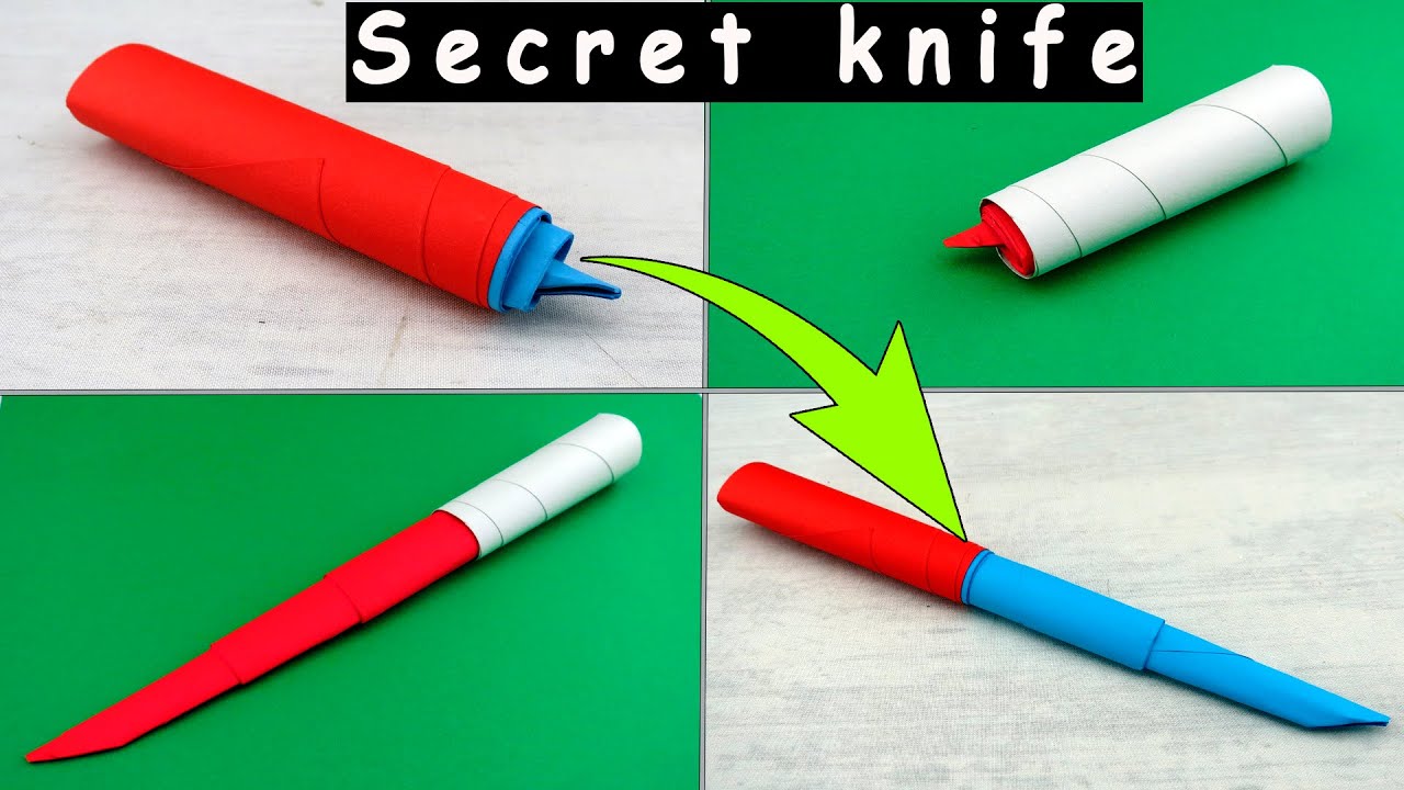 How to Make Paper Knife For Kids