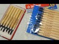 РЕЗЦЫ ИЗ МАГАЗИНА / качество + заточка / Cutters For Wood Carving