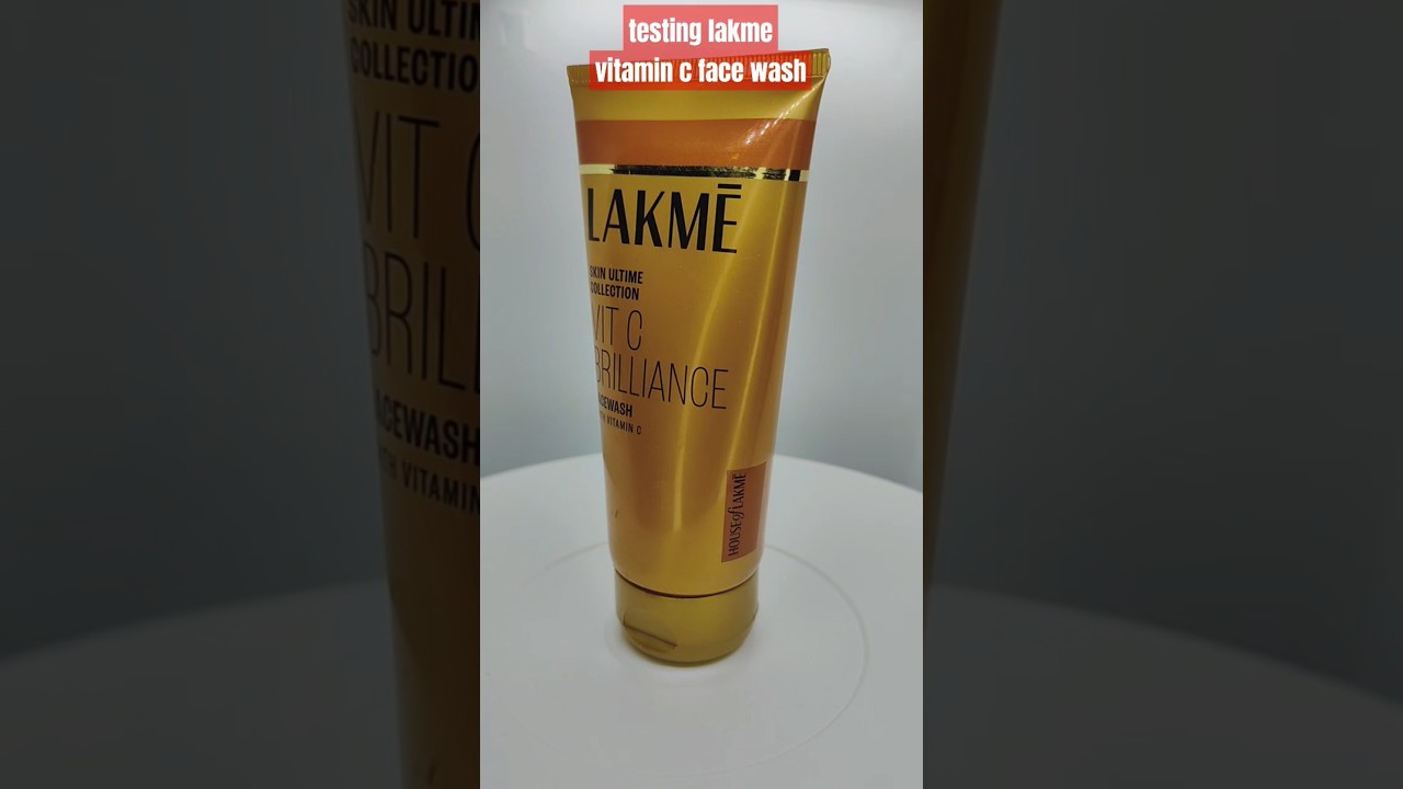 Testing Lakme Vitamin C Face Wash 