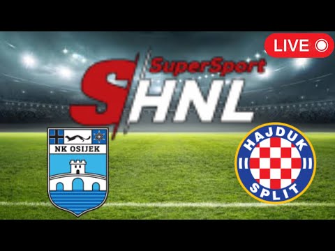 NK Osijek vs. HNK Hajduk Split: Der rote Zastava, die brennenden