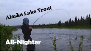 Lake Trout Fishing AllNighter in Alaska